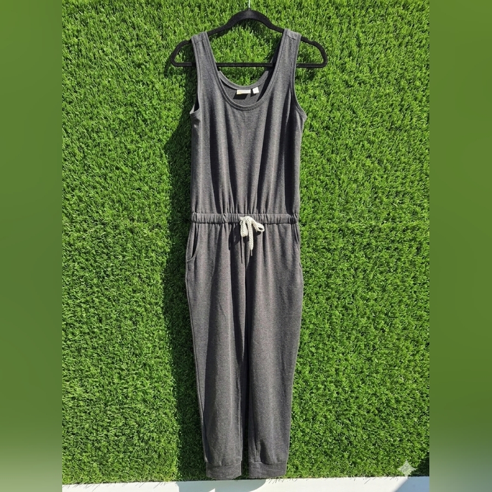 Zella Gray Sleeveless Jumpsuit